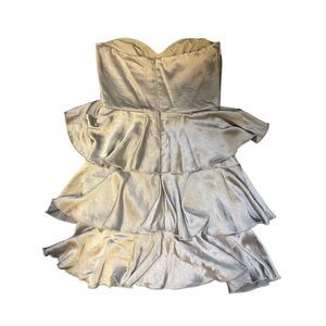 Abyss by Abby strapless tiered dress